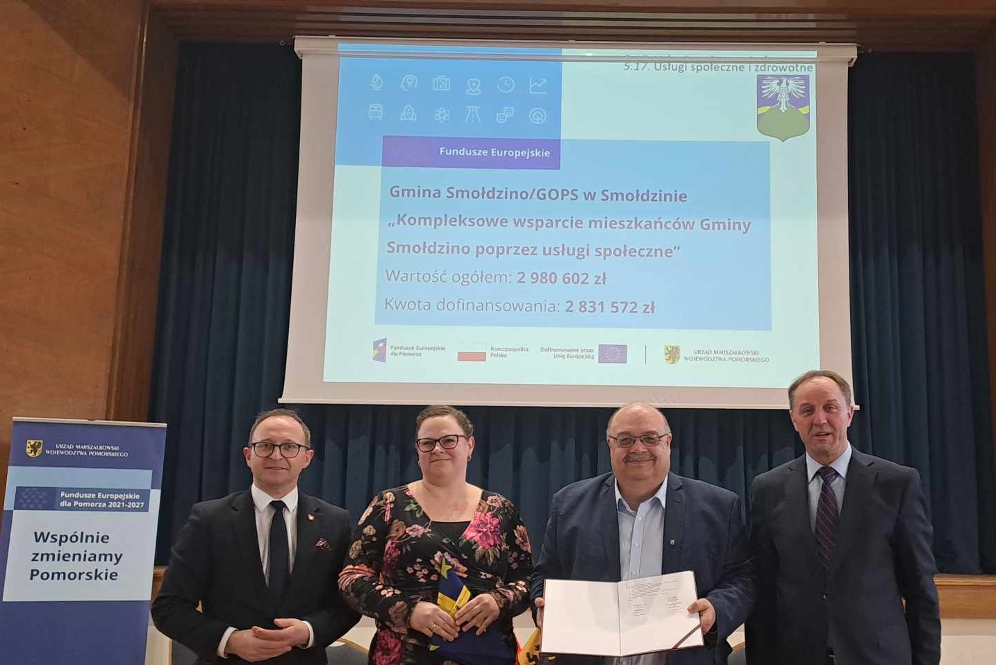 Zdjęcie: Kompleksowe wsparcie mieszkańców Gminy Smołdzino poprzez usługi społeczne
